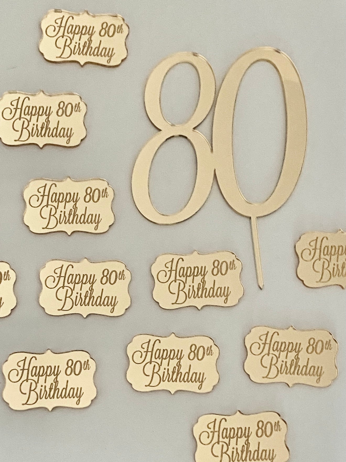 Vintage Frame Cupcake Charms