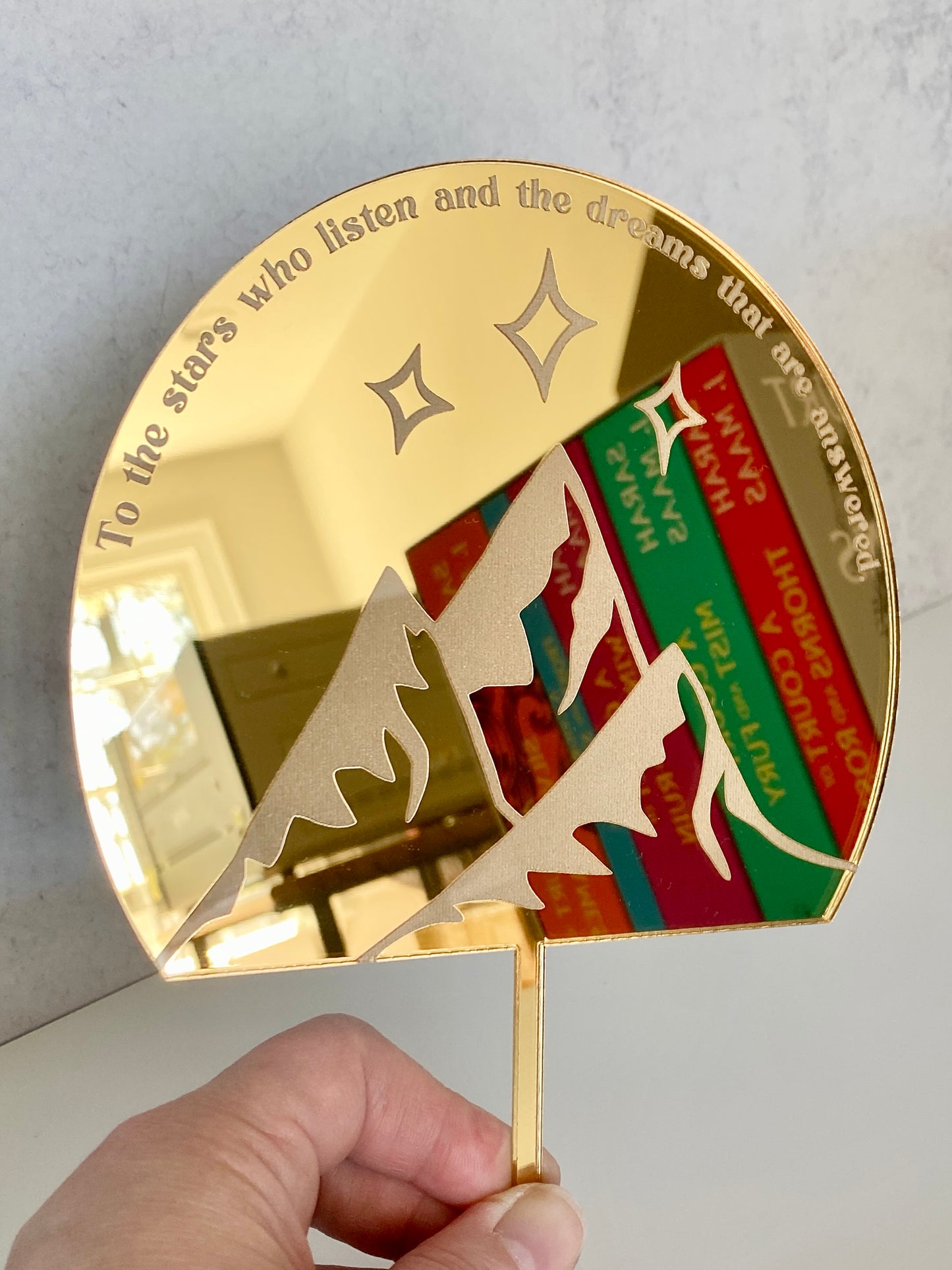 Sacred Mountain ACOTAR cake topper