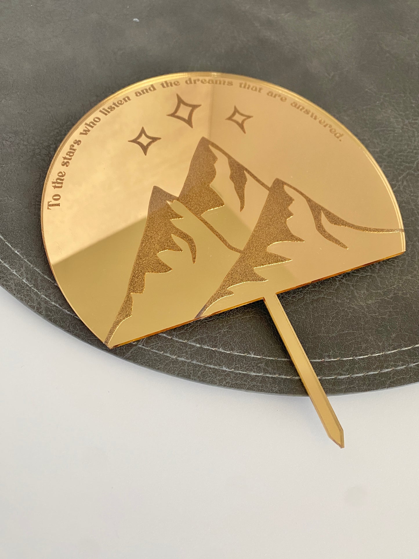 Sacred Mountain ACOTAR cake topper