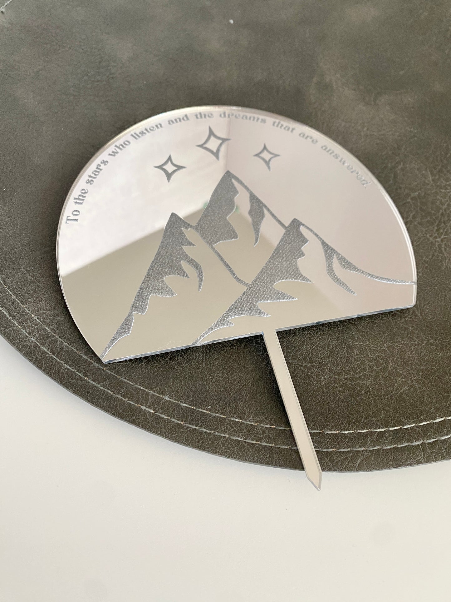 Sacred Mountain ACOTAR cake topper