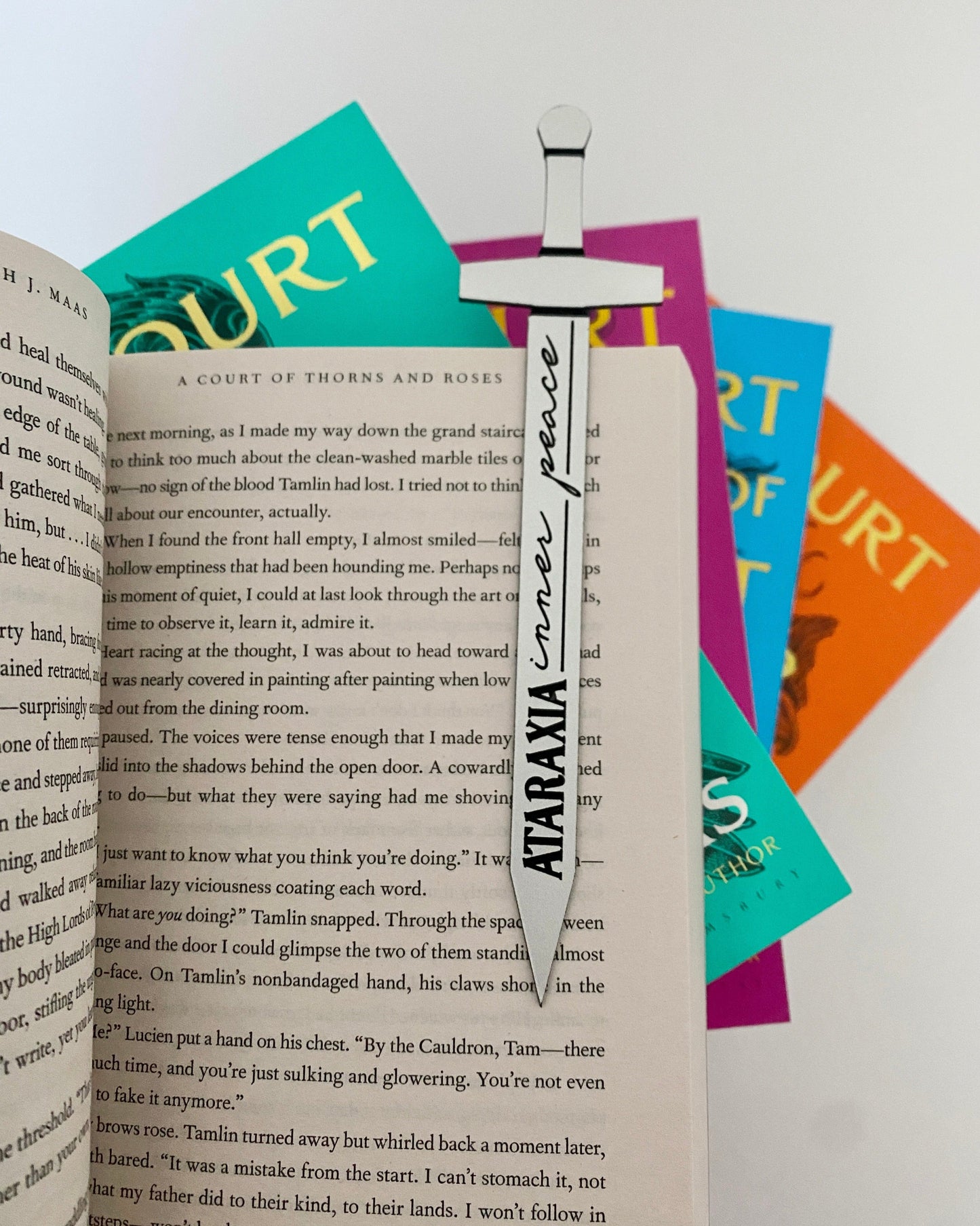Ataraxia bookmark “inner peace” ACOTAR