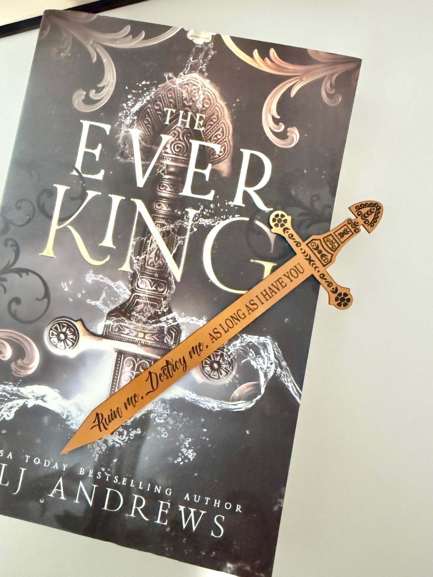 The Ever King sword bookmark