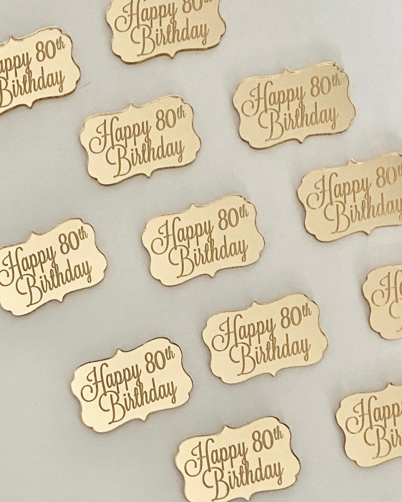 Vintage Frame Cupcake Charms