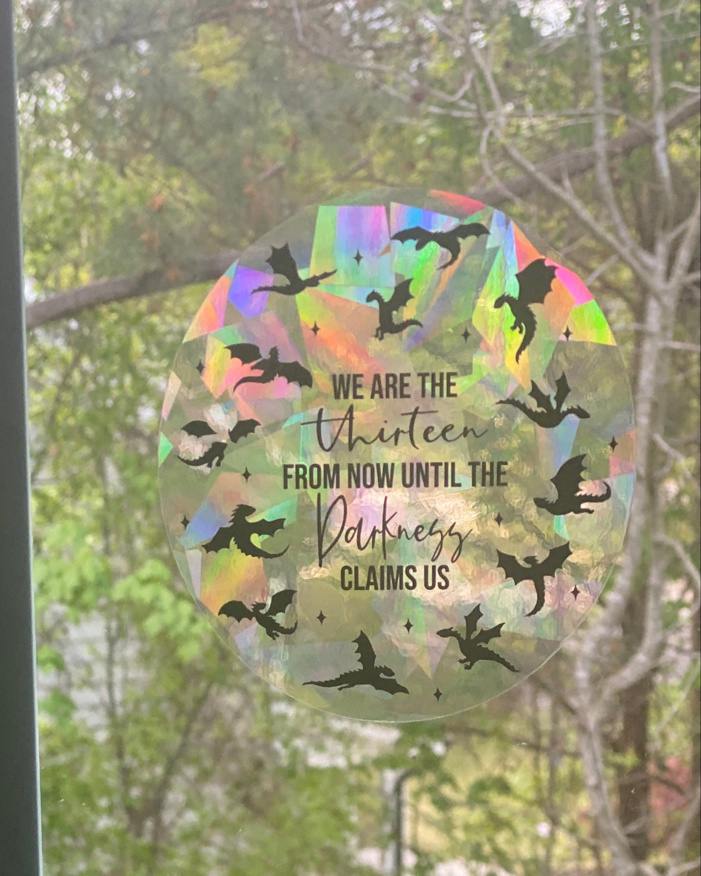 Thirteen Suncatcher Rainbow Prism Window Decal