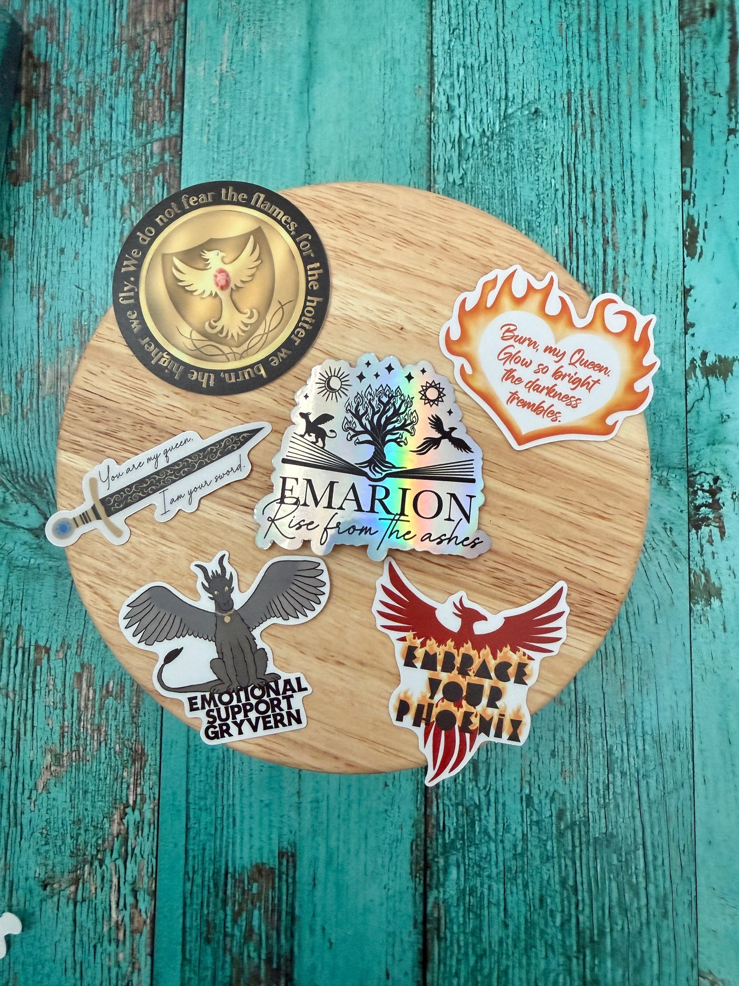 House of Corbois medallion sticker - The Kindred's Curse Saga