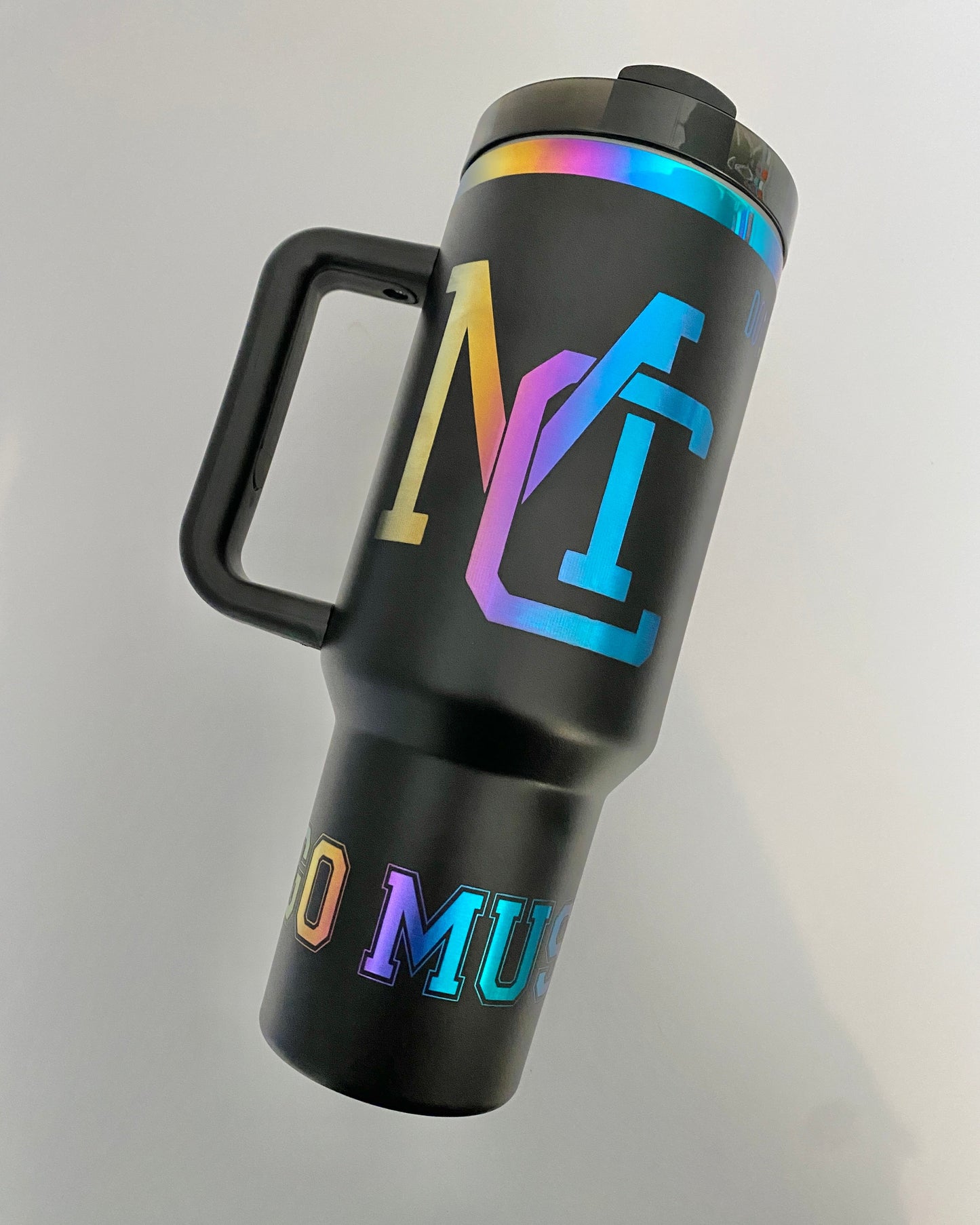 MCHS Mustangs engraved 40 oz tumbler