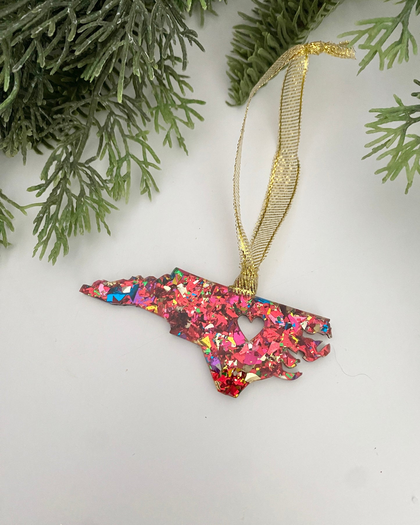Christmas Party acrylic ornament for any state