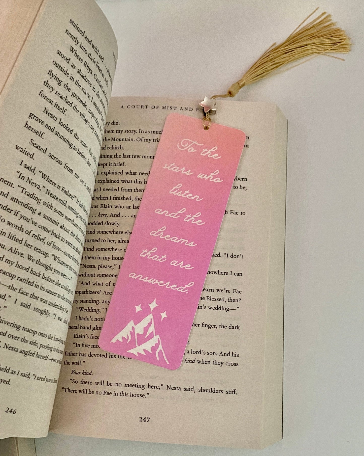 Stars Who Listen ACOTAR bookmark