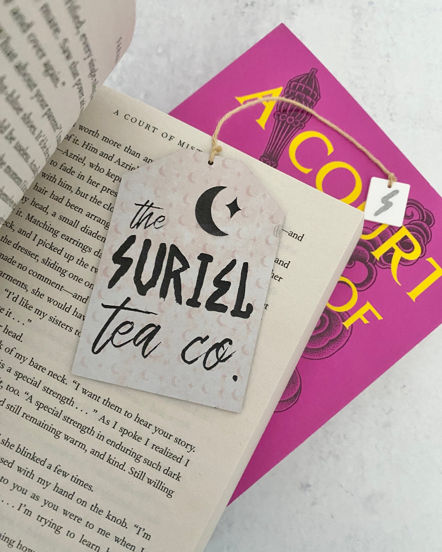 Suriel Tea Company ACOTAR bookmark