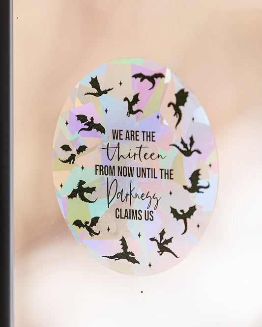 Thirteen Suncatcher Rainbow Prism Window Decal