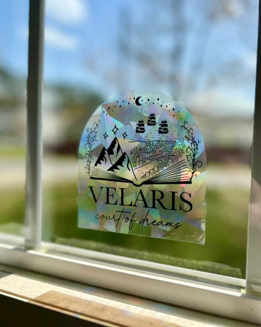 Velaris suncatcher rainbow prism window decal