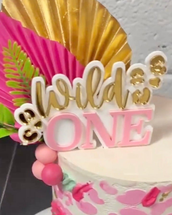 Wild One Cake Topper