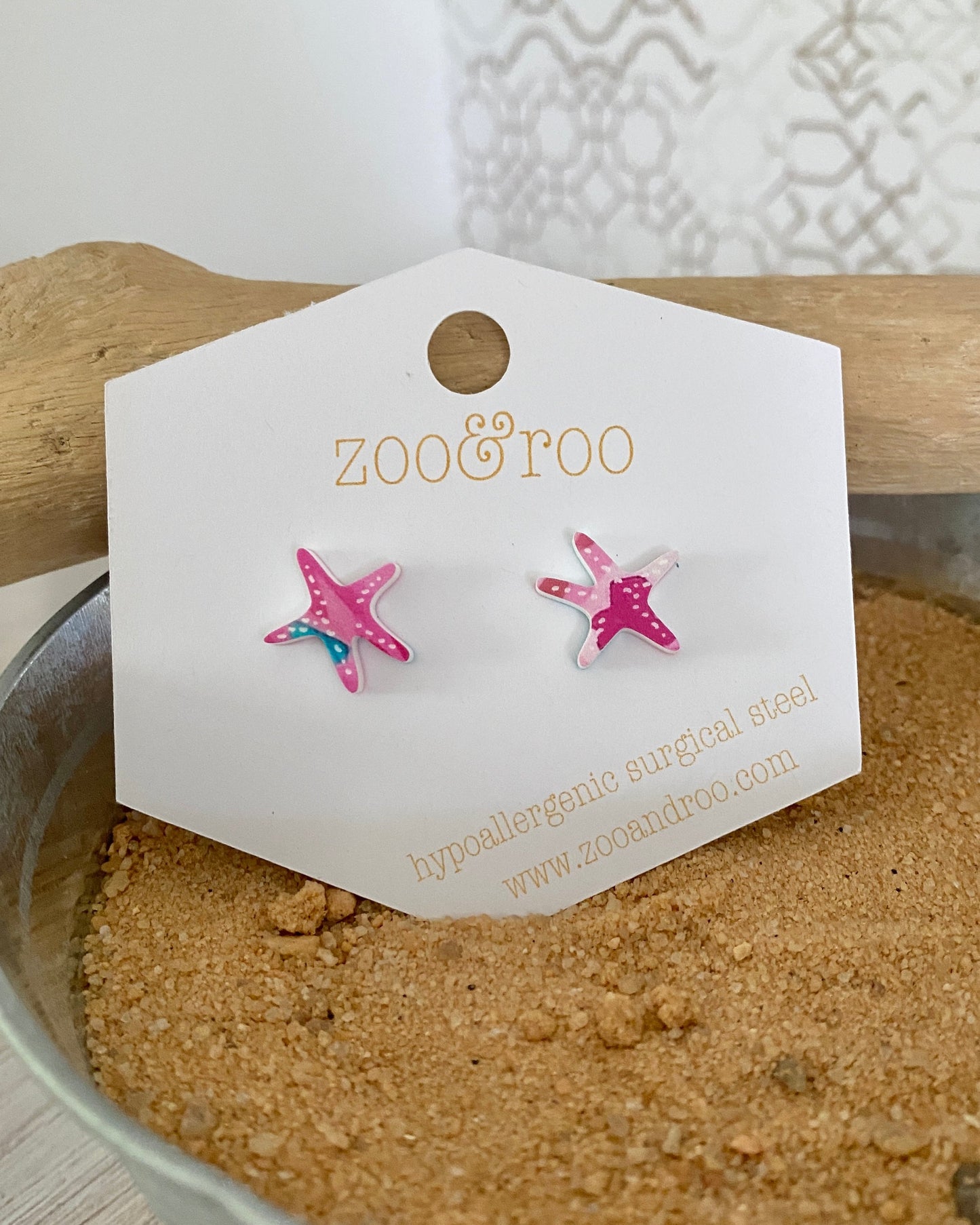 Coral Reef Starfish Studs