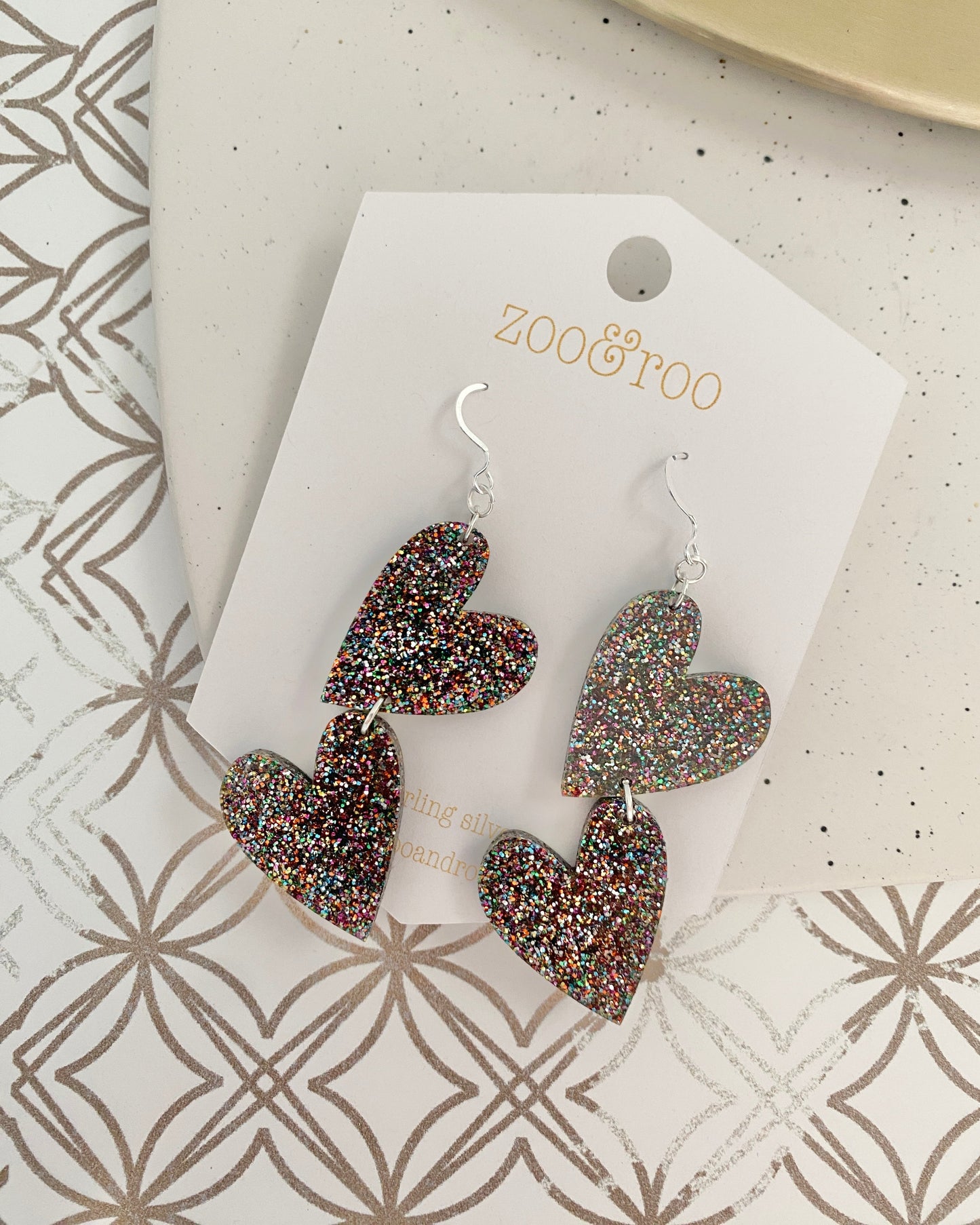 Double the Love Heart Earrings