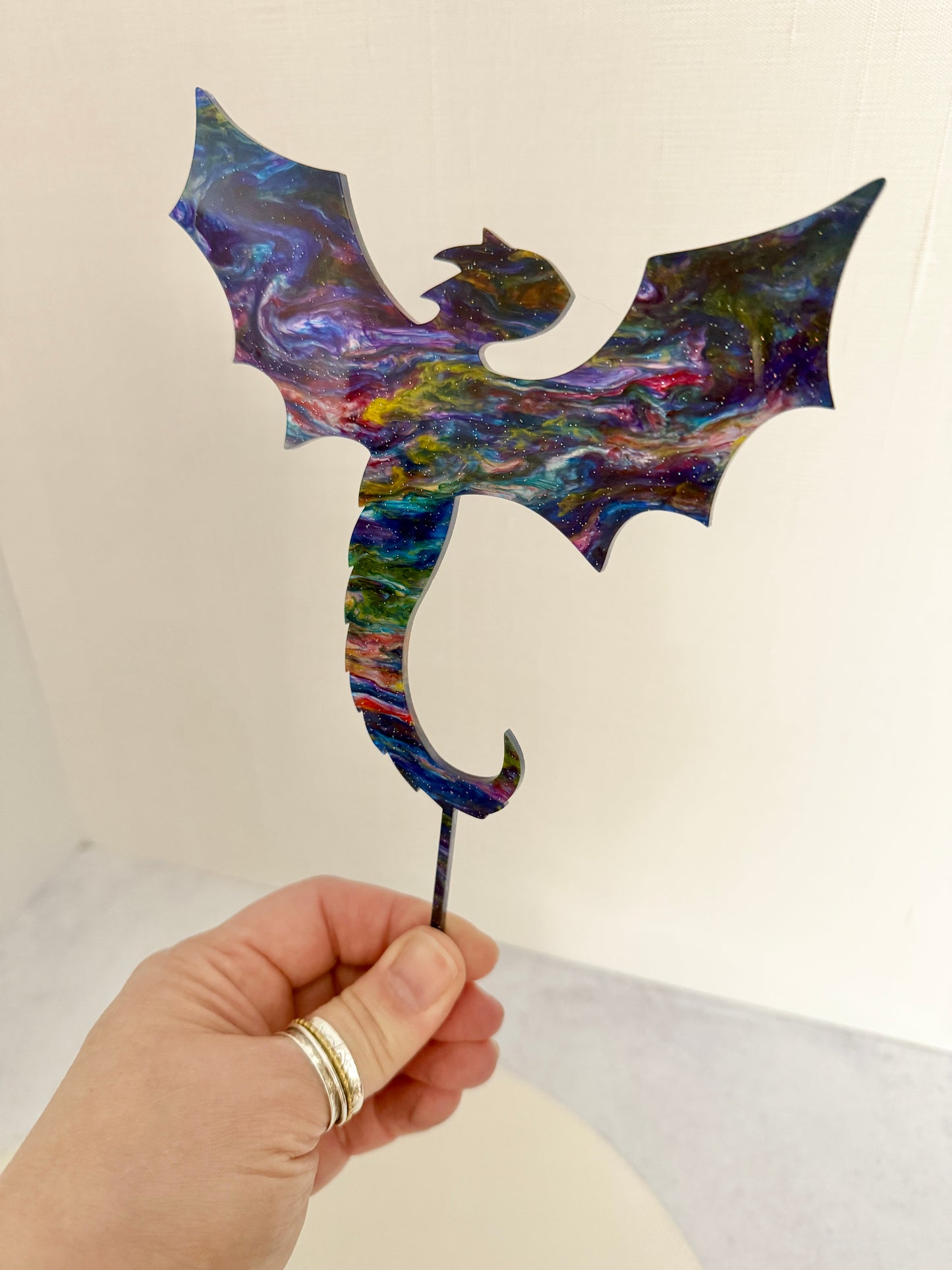 Dragon cake toppers