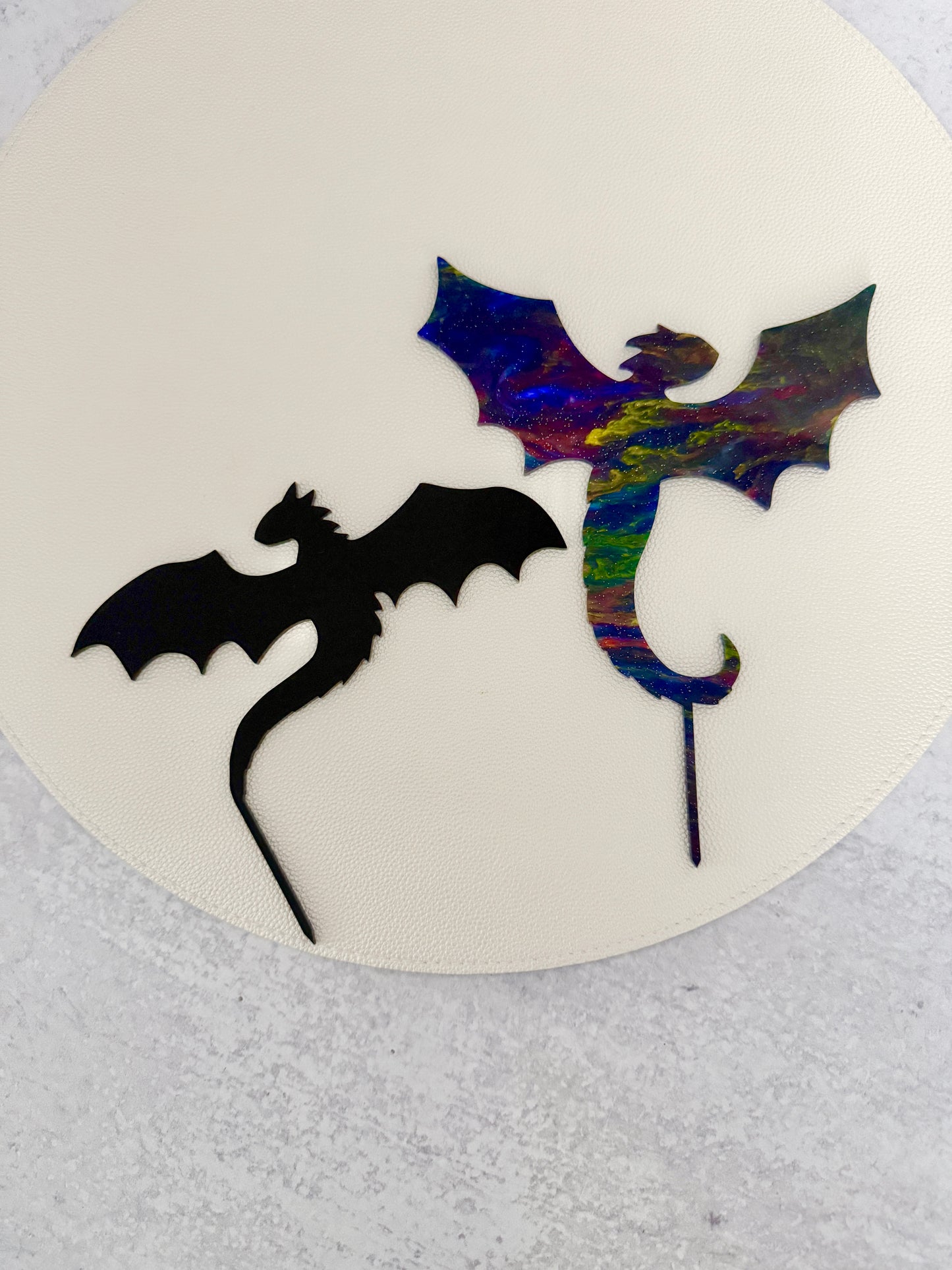Dragon cake toppers