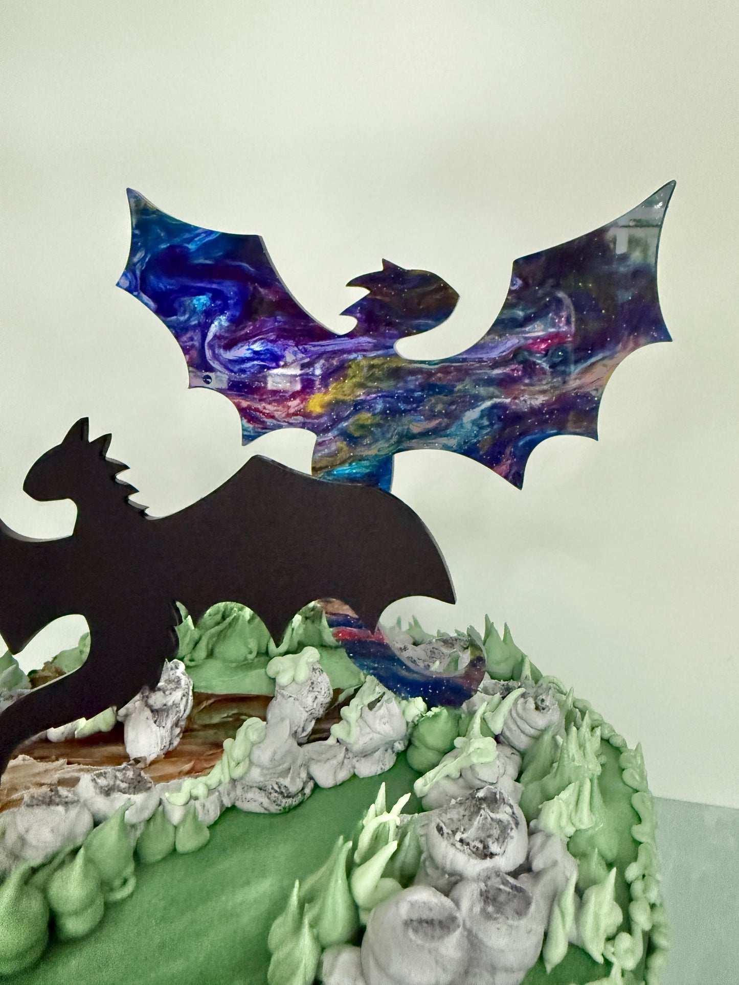 Dragon cake toppers