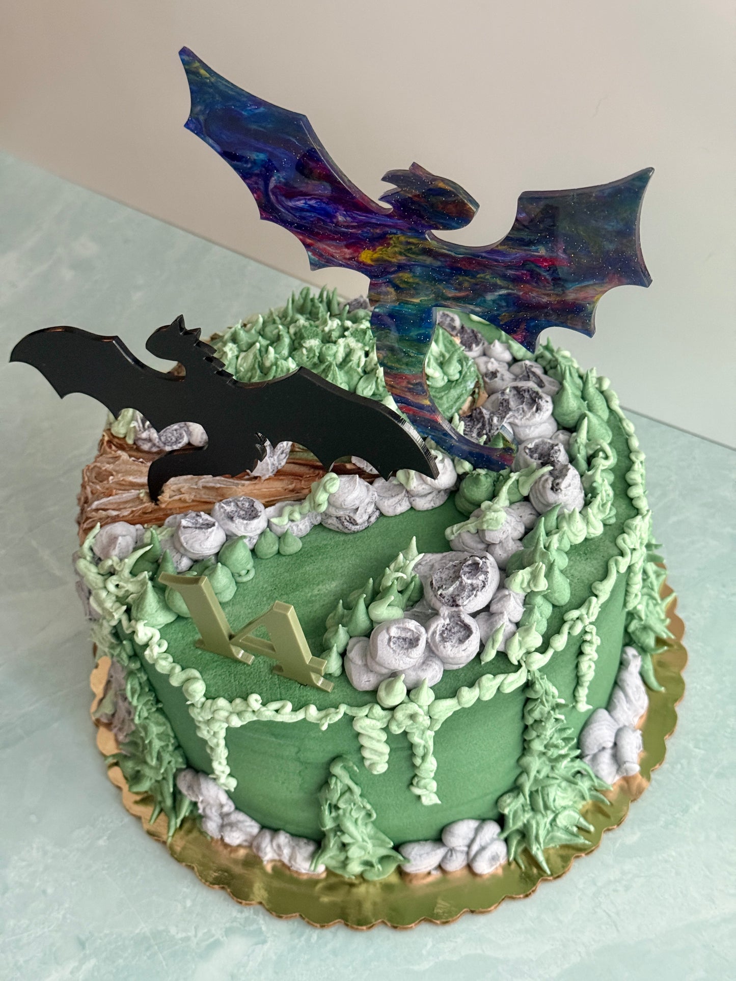 Dragon cake toppers
