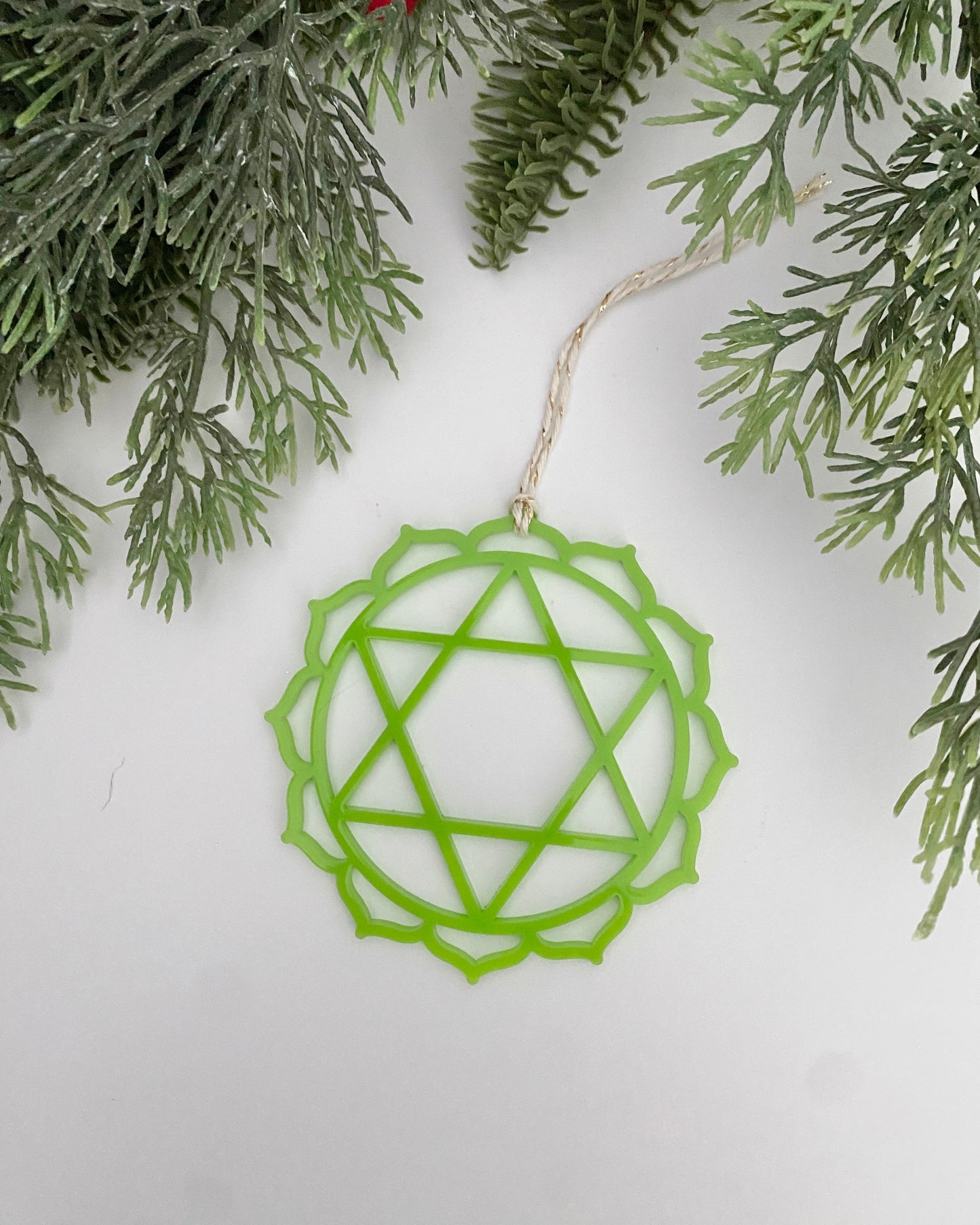 Heart chakra ornament