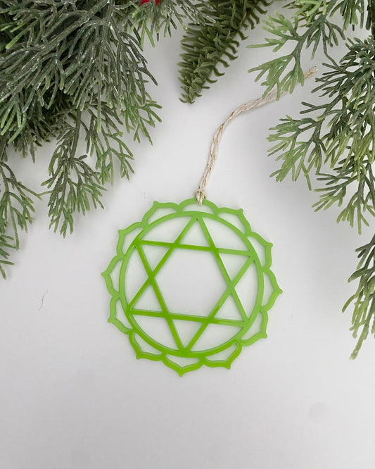 Heart chakra ornament