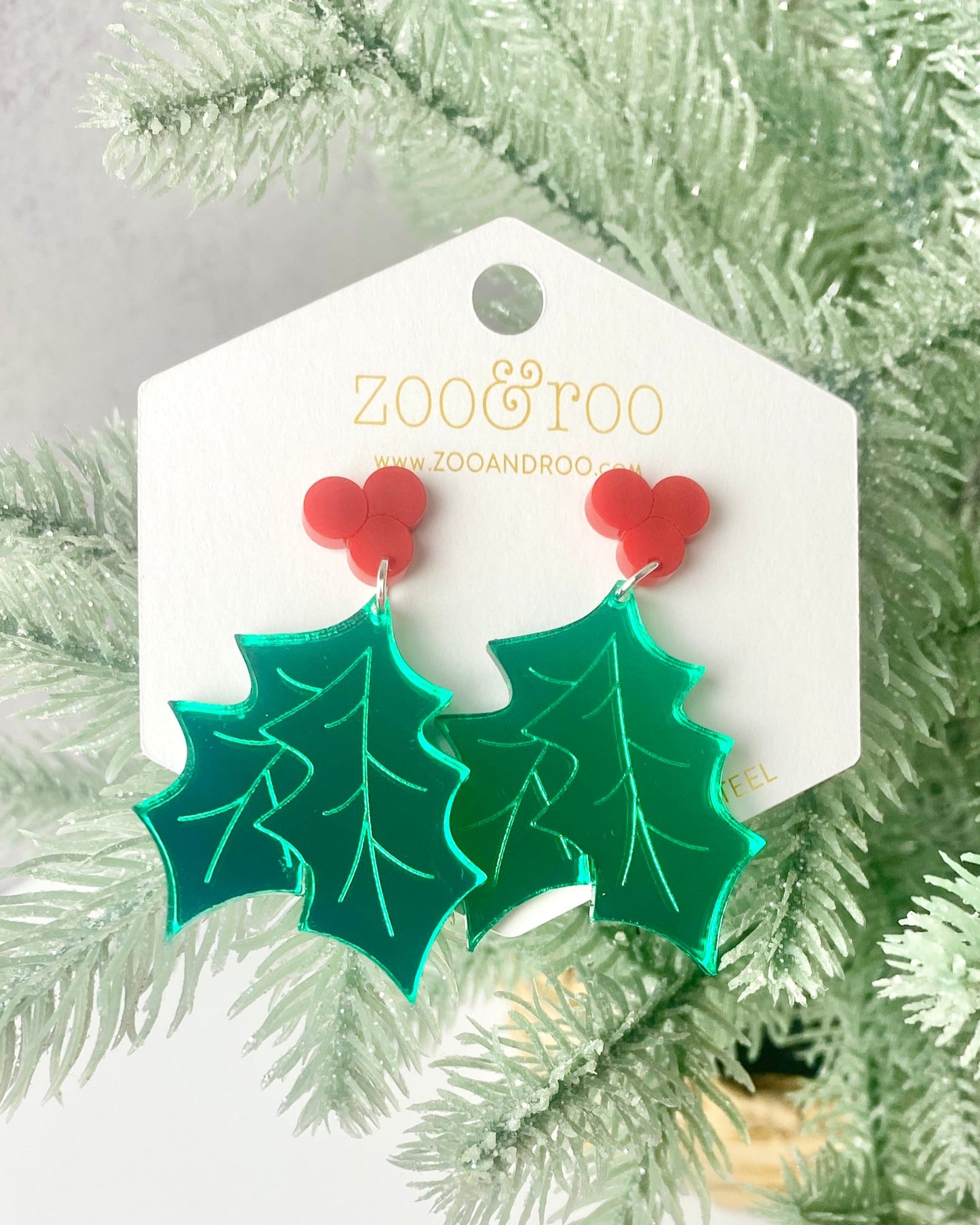 Holly Berry Earrings
