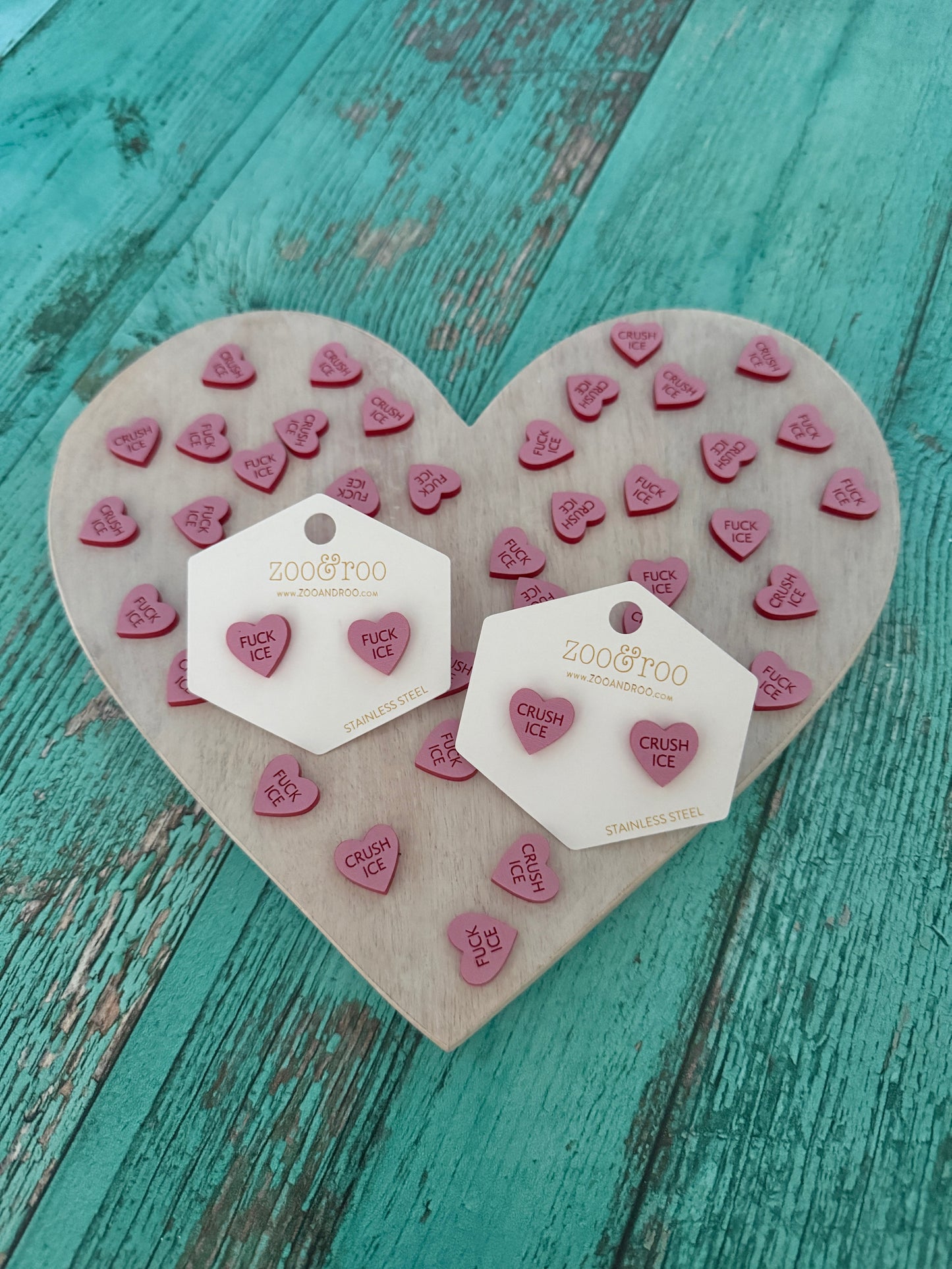 Protest Hearts | Conversation Heart Earrings