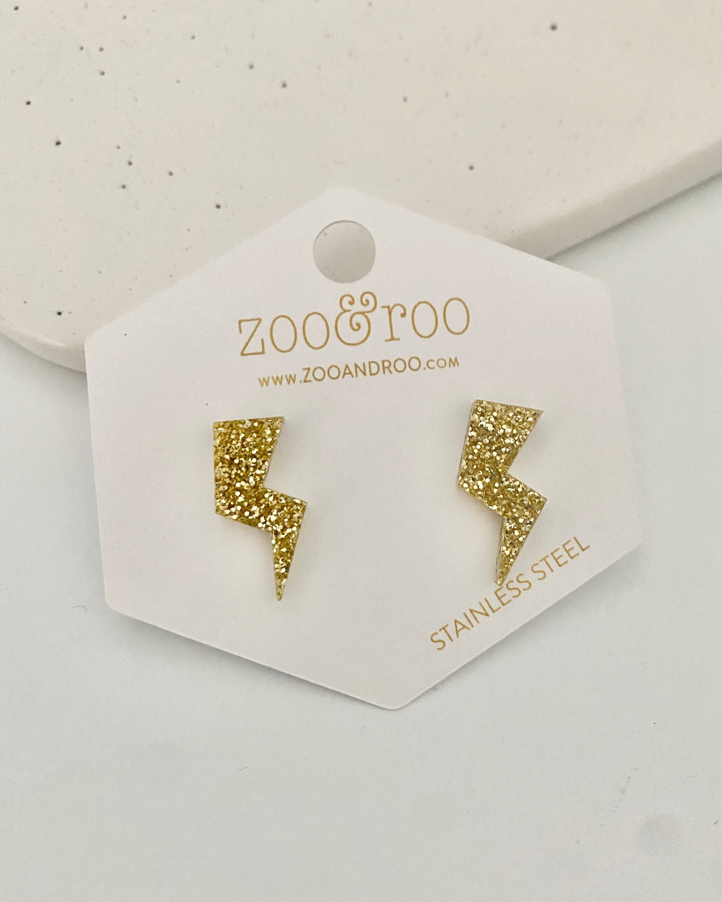 Lightning Bolt Studs