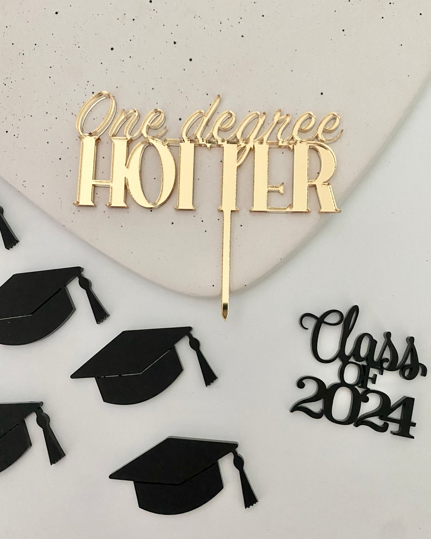 One Degree Hotter Cake Topper