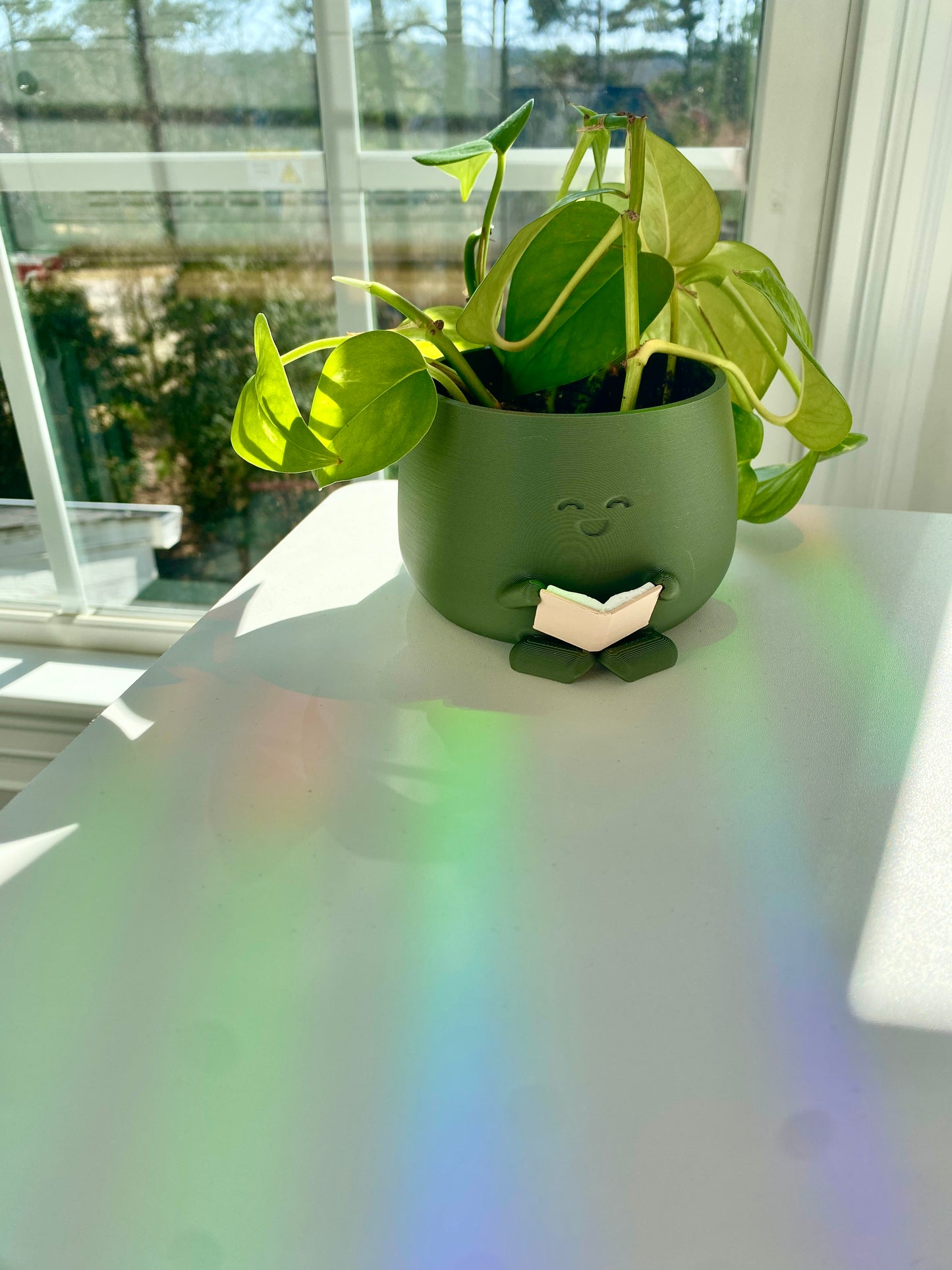 Stars who listen suncatcher rainbow prism window decal