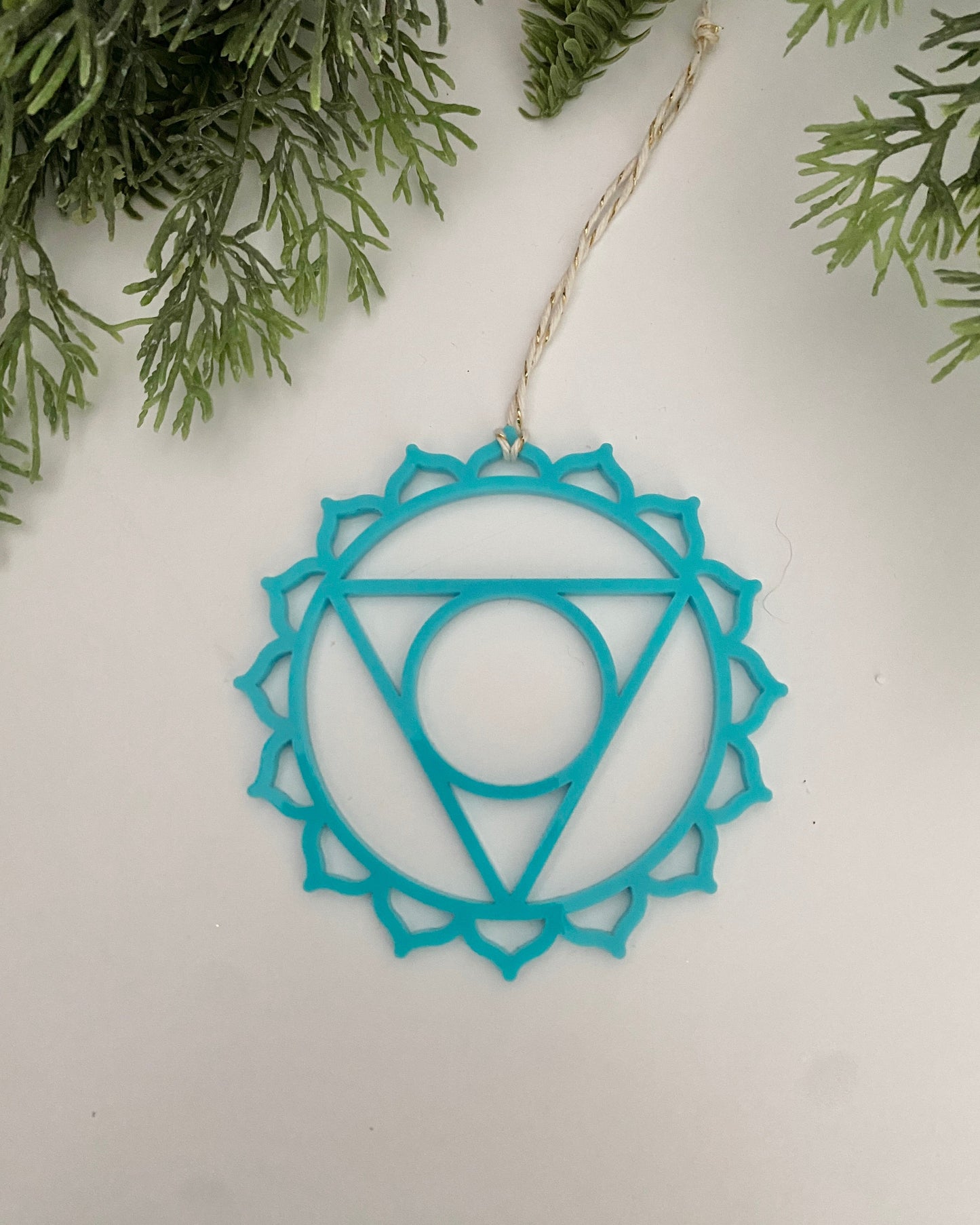Throat chakra ornament