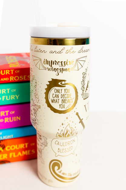 ACOTAR engraved 40 oz tumbler