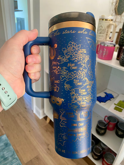 ACOTAR engraved 40 oz tumbler