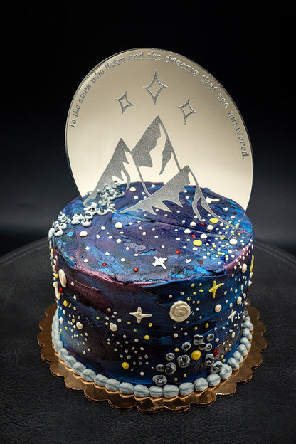 Sacred Mountain ACOTAR cake topper