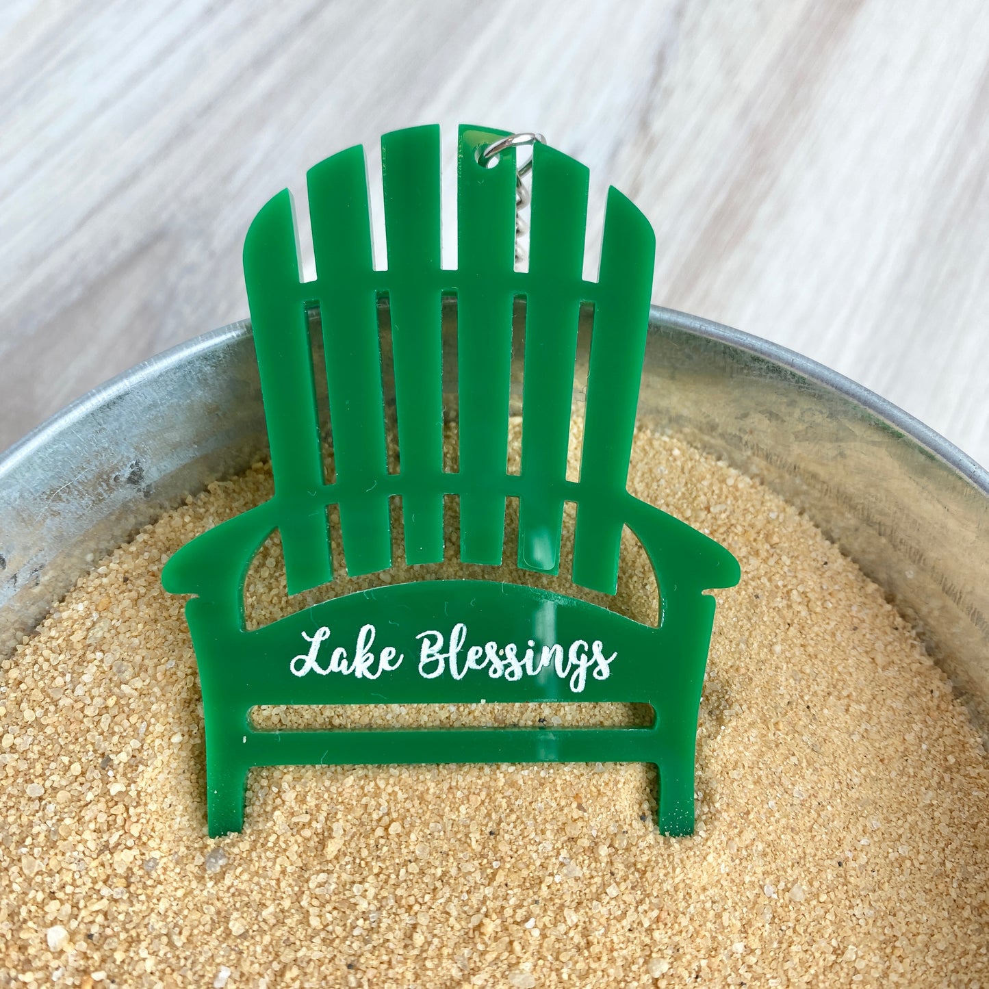 Adirondack Chair personalized keychain