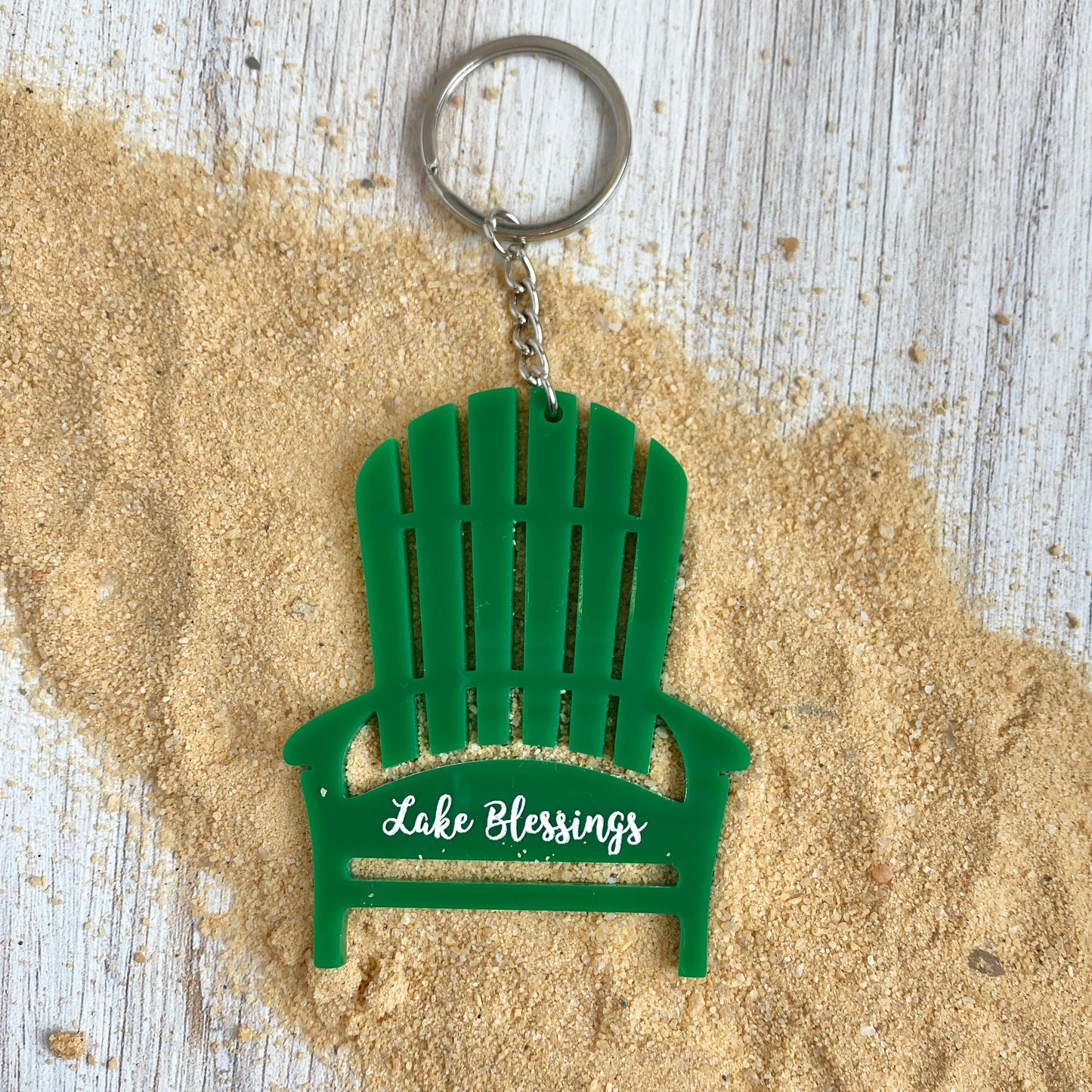 Adirondack Chair personalized keychain