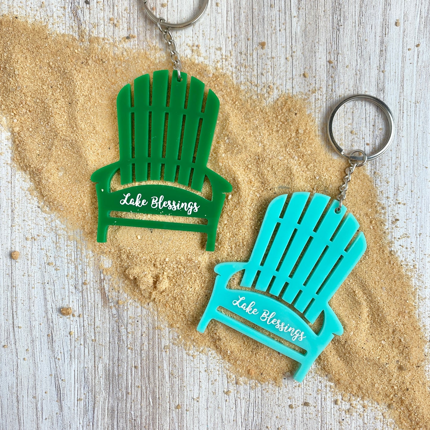 Adirondack Chair personalized keychain