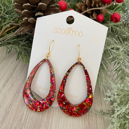 Christmas Party Olivia Teardrop Earrings