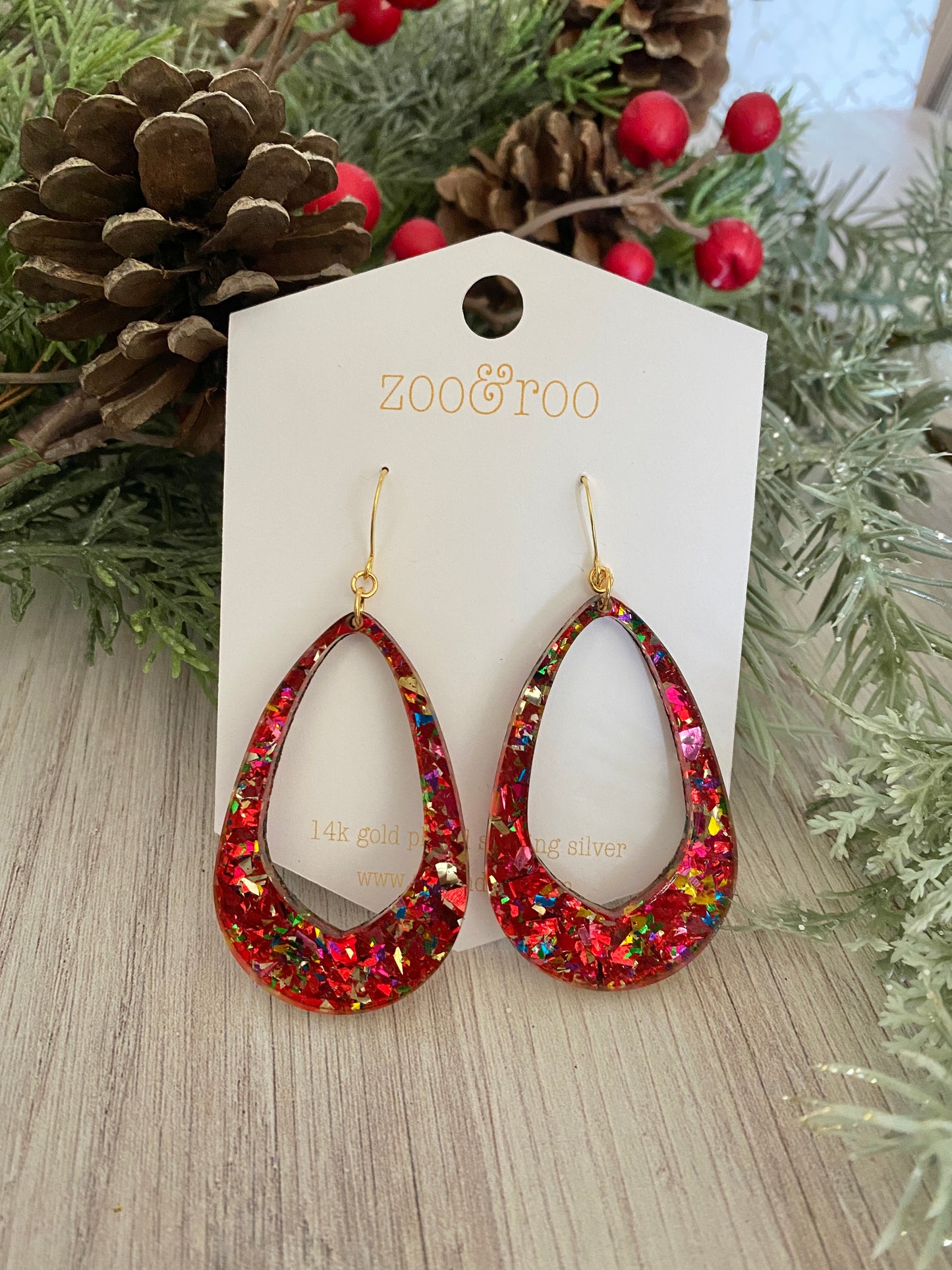 Christmas Party Olivia Teardrop Earrings