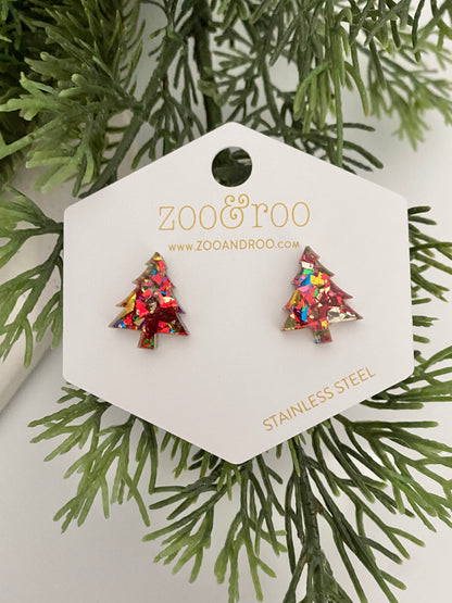 Christmas party tree studs