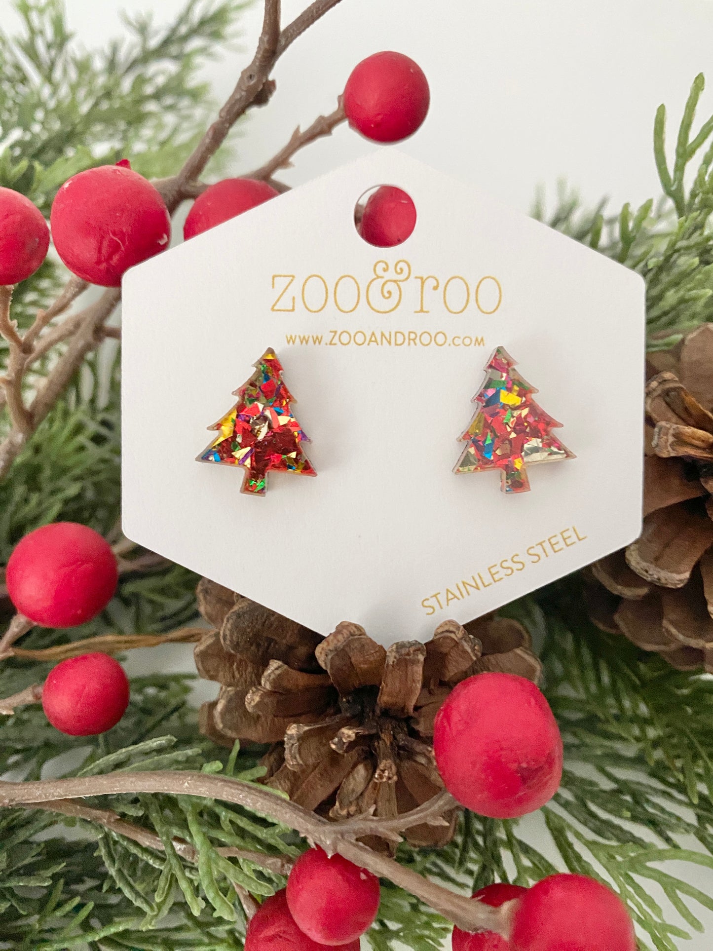 Christmas party tree studs