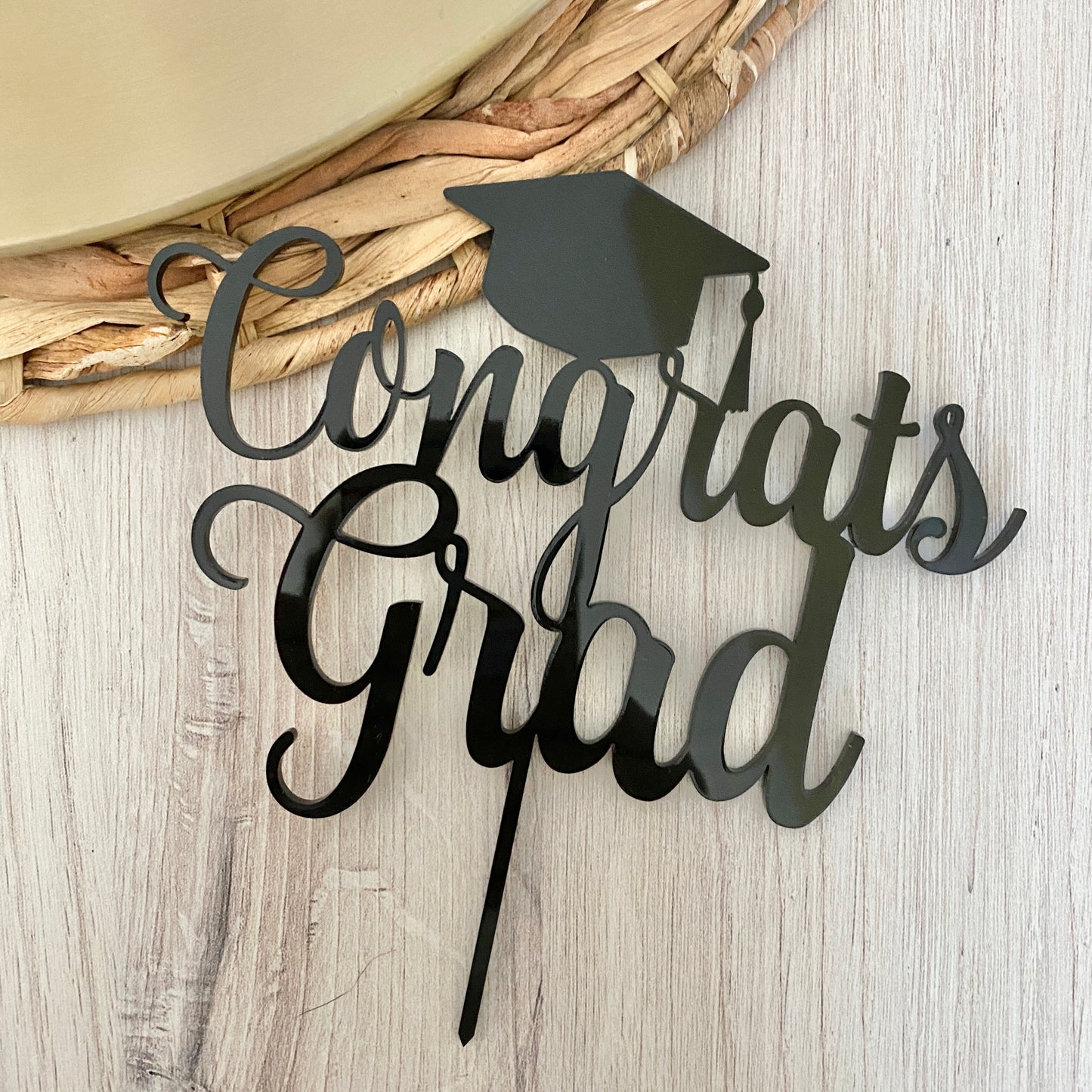 Congrats Grad Cake Topper