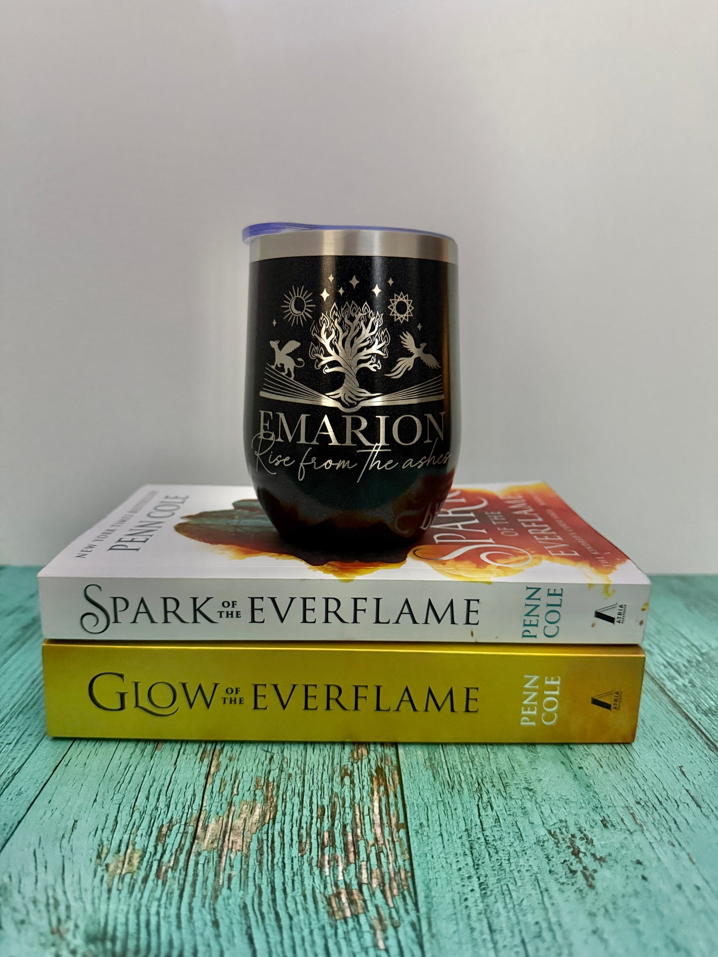 Emarion stainless steel wine tumbler - The Kindred's Curse Saga