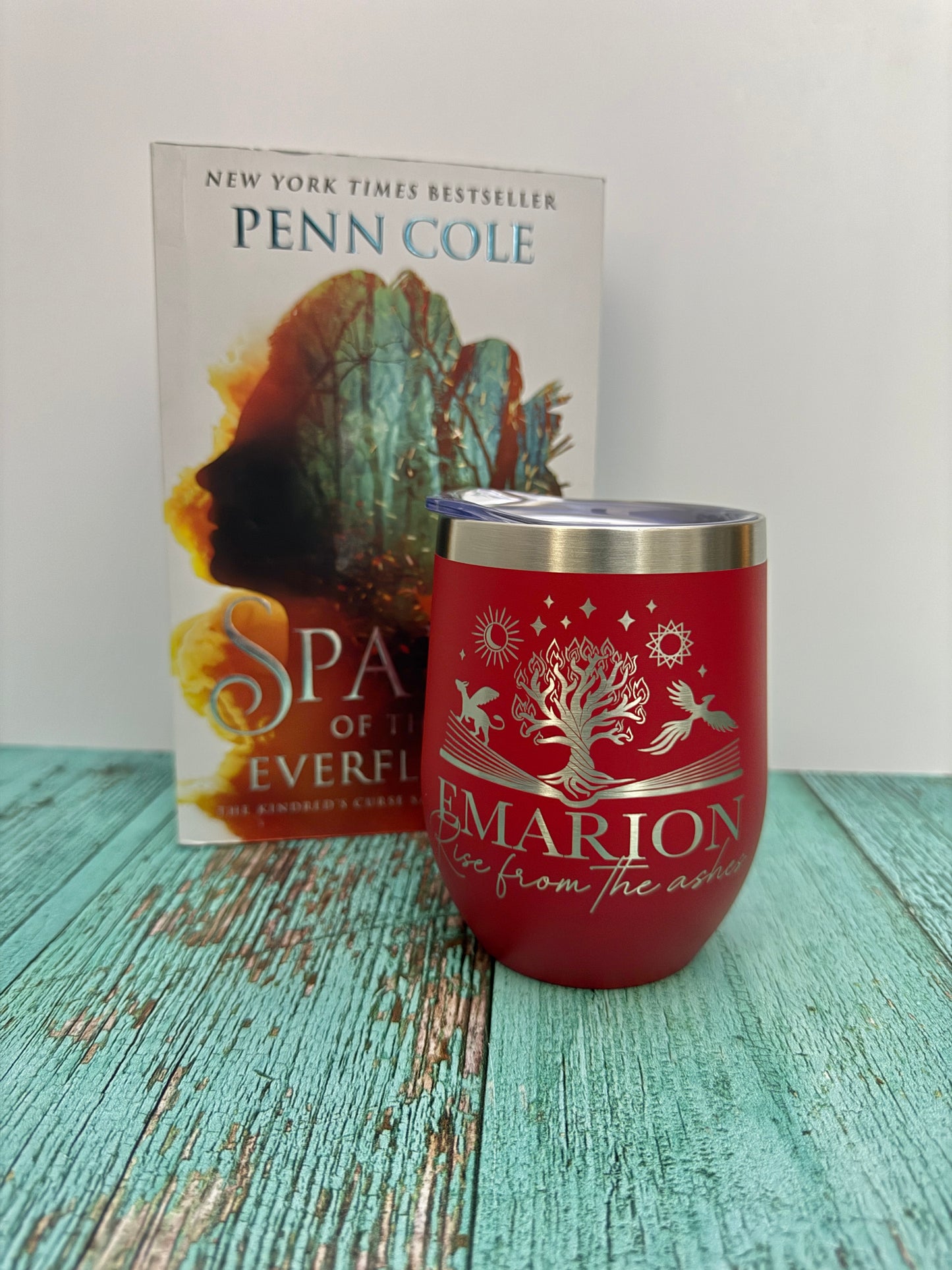 Emarion stainless steel wine tumbler - The Kindred's Curse Saga