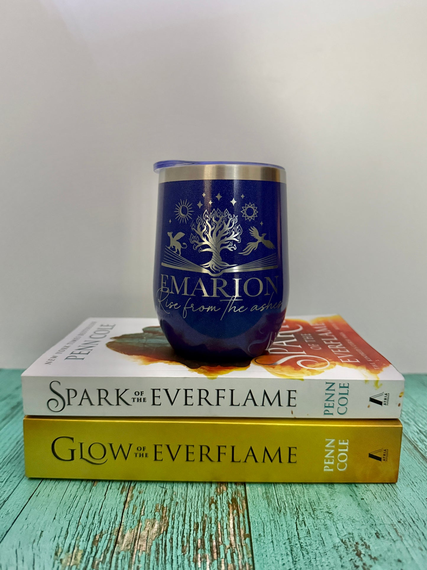 Emarion stainless steel wine tumbler - The Kindred's Curse Saga