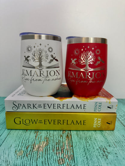 Emarion stainless steel wine tumbler - The Kindred's Curse Saga