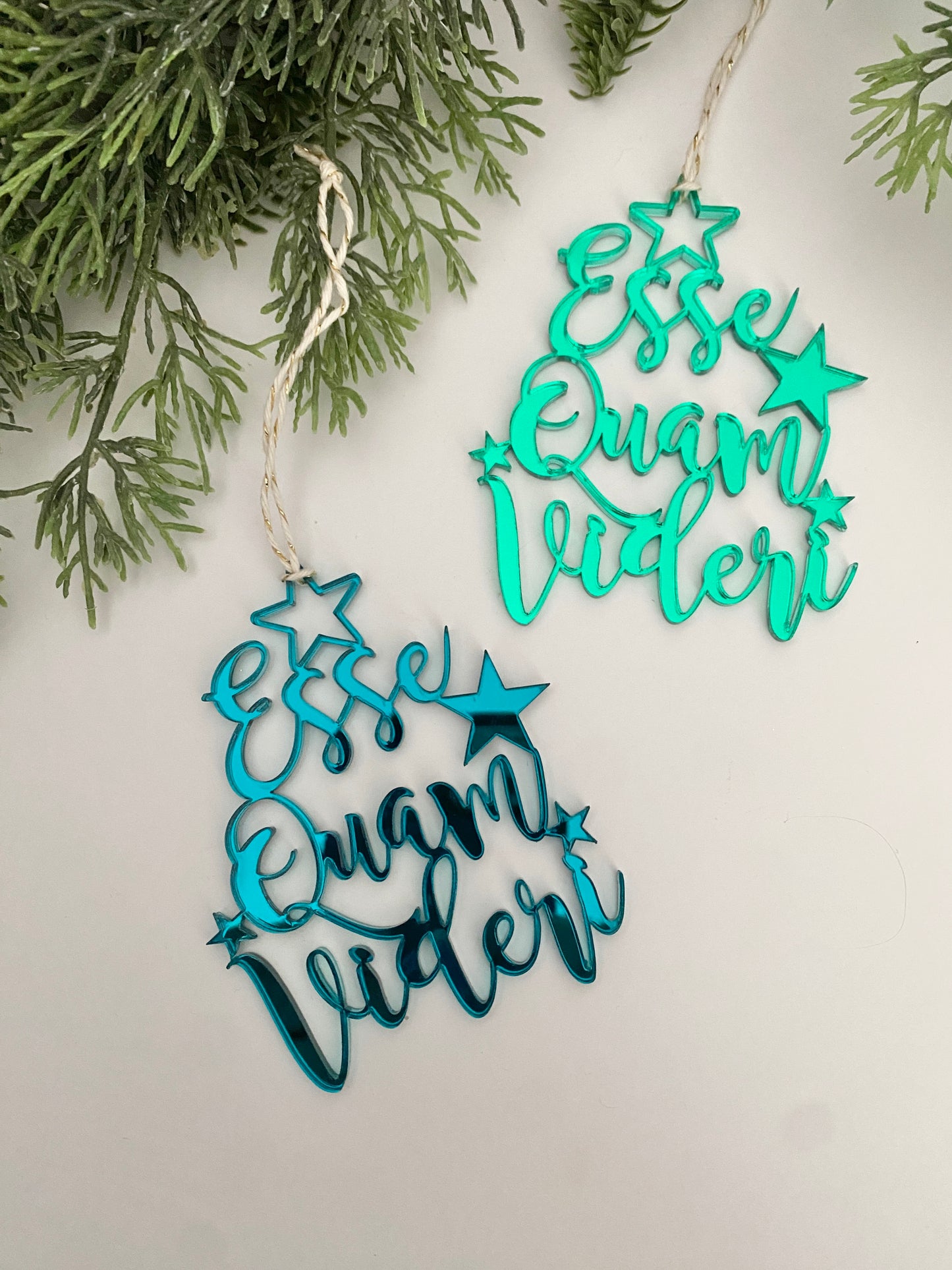 Esse Quam Videri acrylic ornament