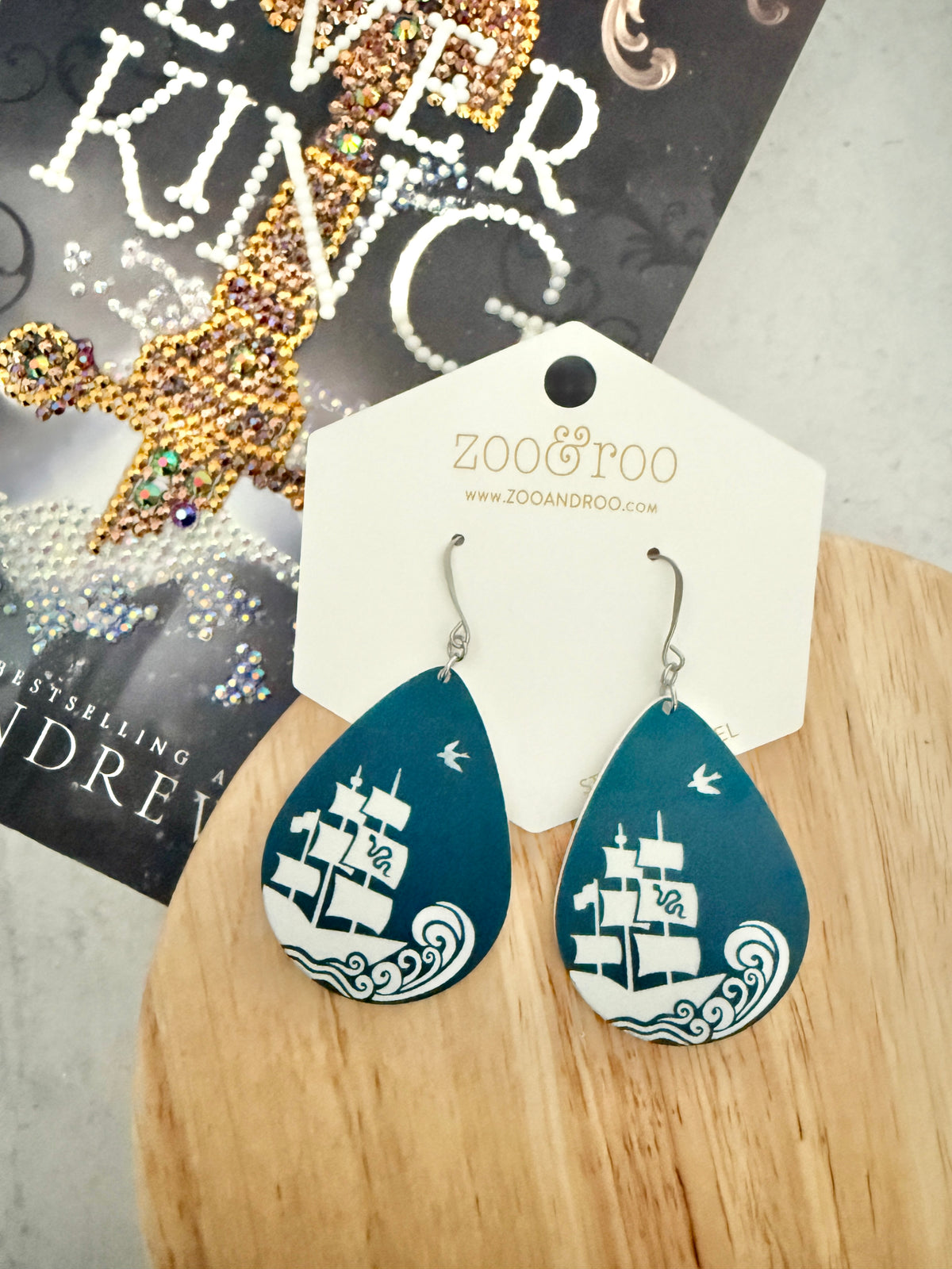 The Ever Ship earrings