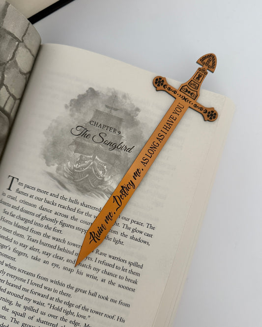 The Ever King sword bookmark