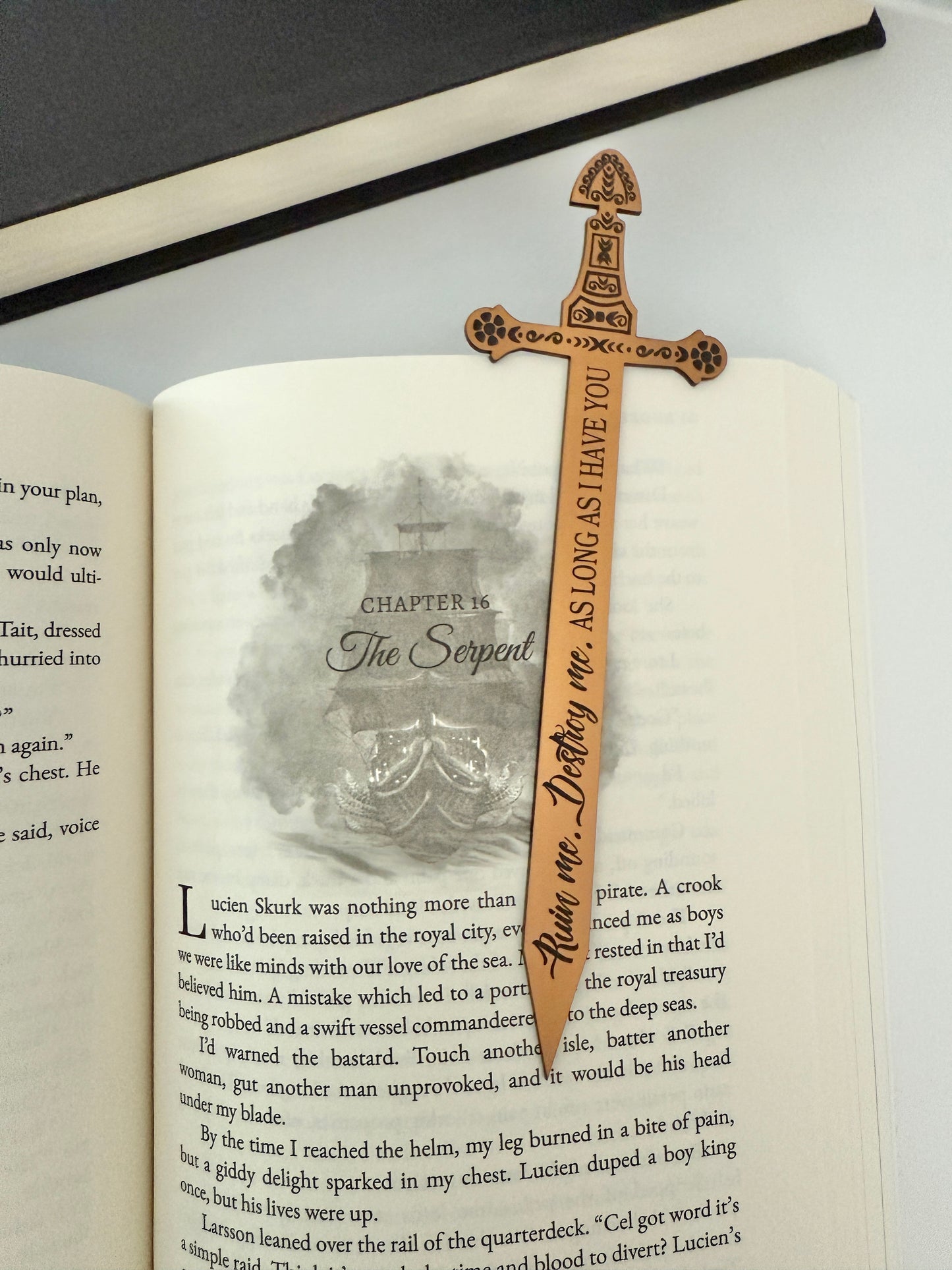 The Ever King sword bookmark