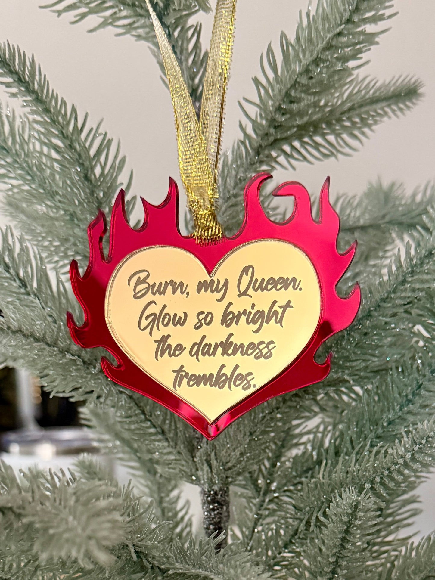 Flaming Heart Ornament - The Kindred's Curse Saga